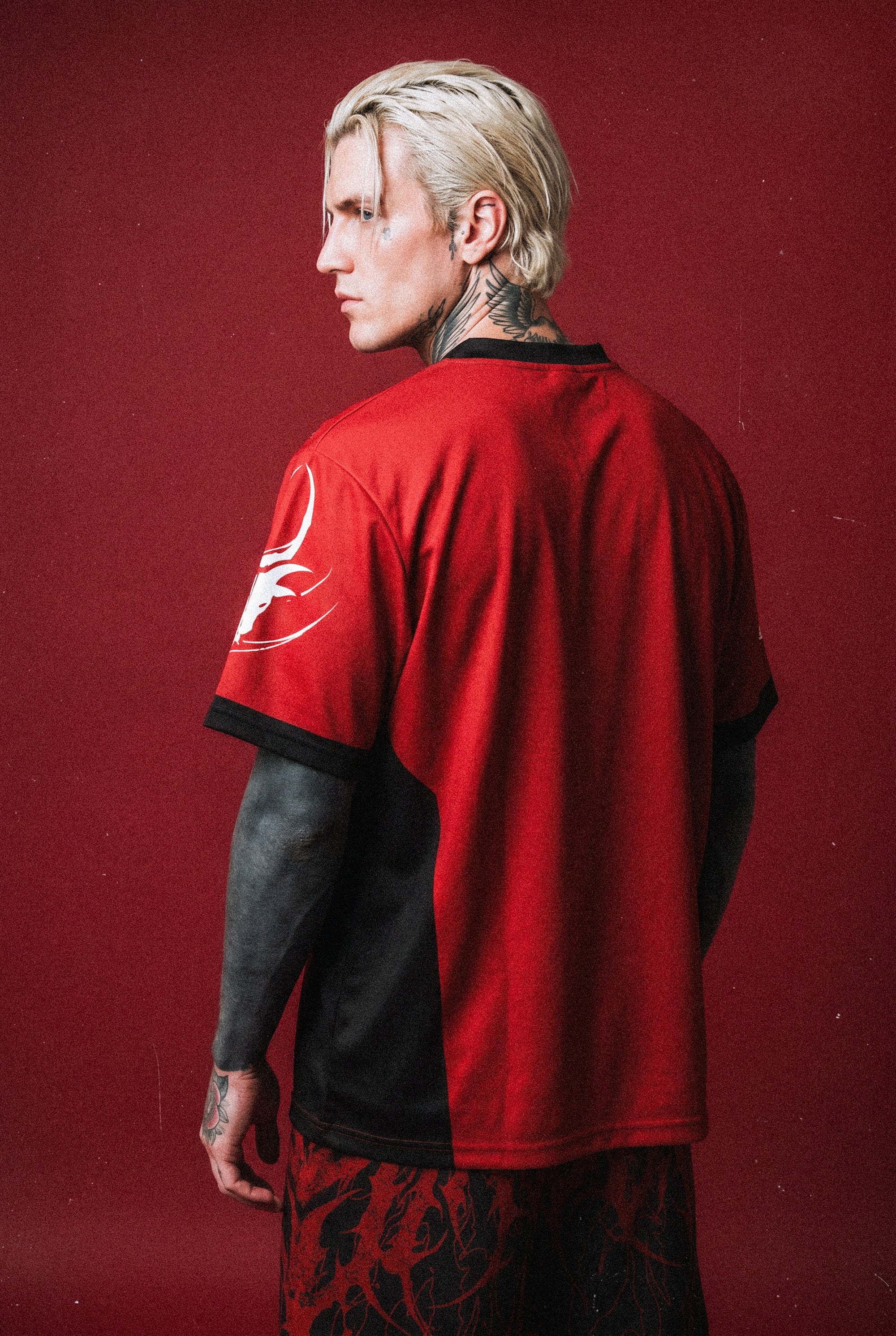Red Devil (red) - Oversized Jersey (260GSM)