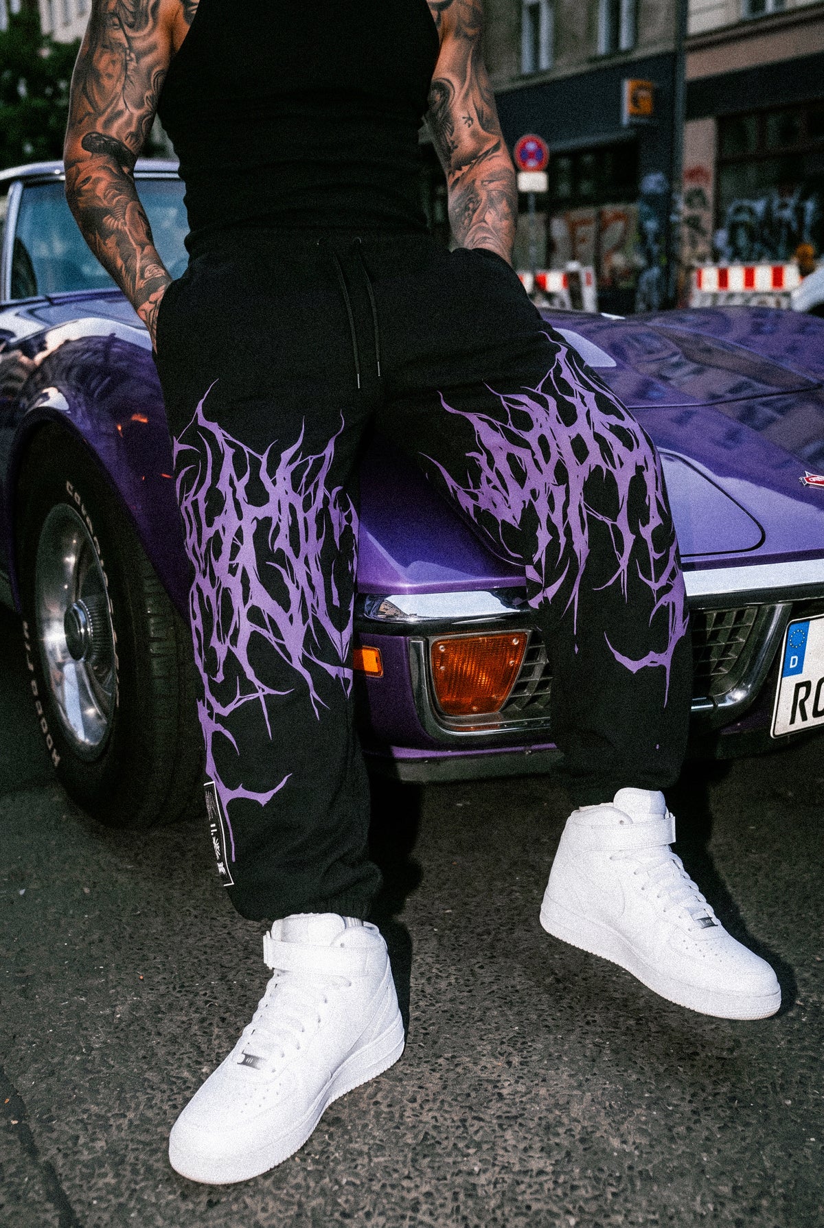 Reign Of Blood (Dark Purple) - Sweatpants (350GSM)