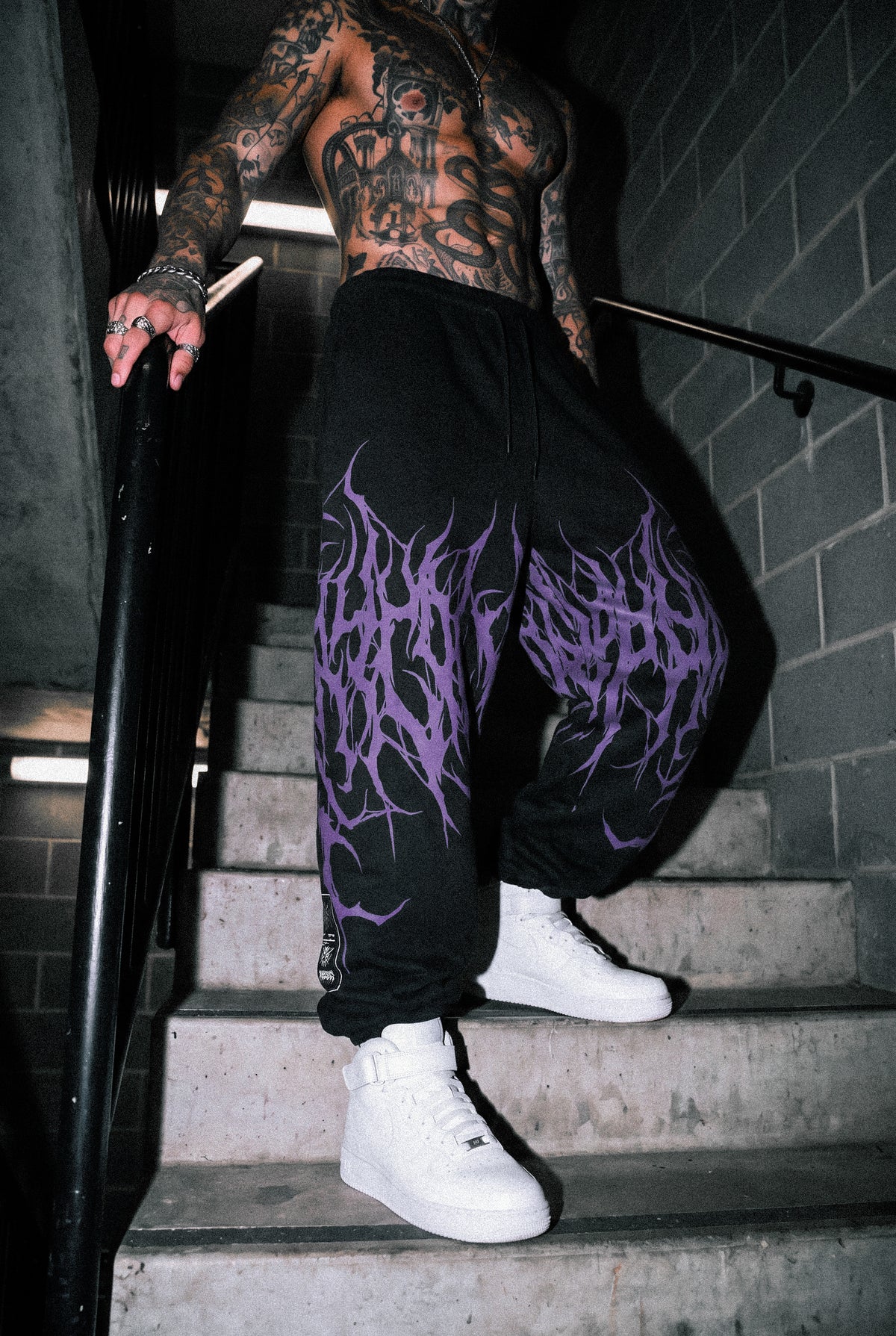 Reign Of Blood (Dark Purple) - Sweatpants (350GSM)