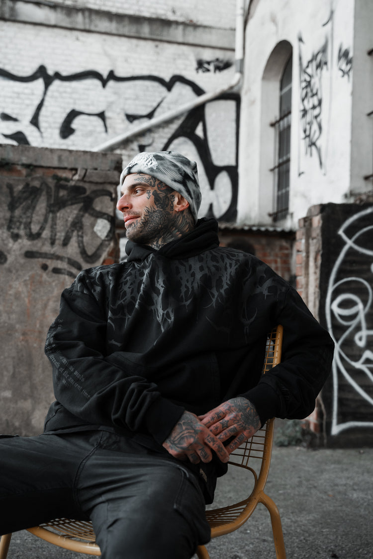 Reign Of Blood 3.0 - Heavy Oversized Hoodie 400GSM Image 4