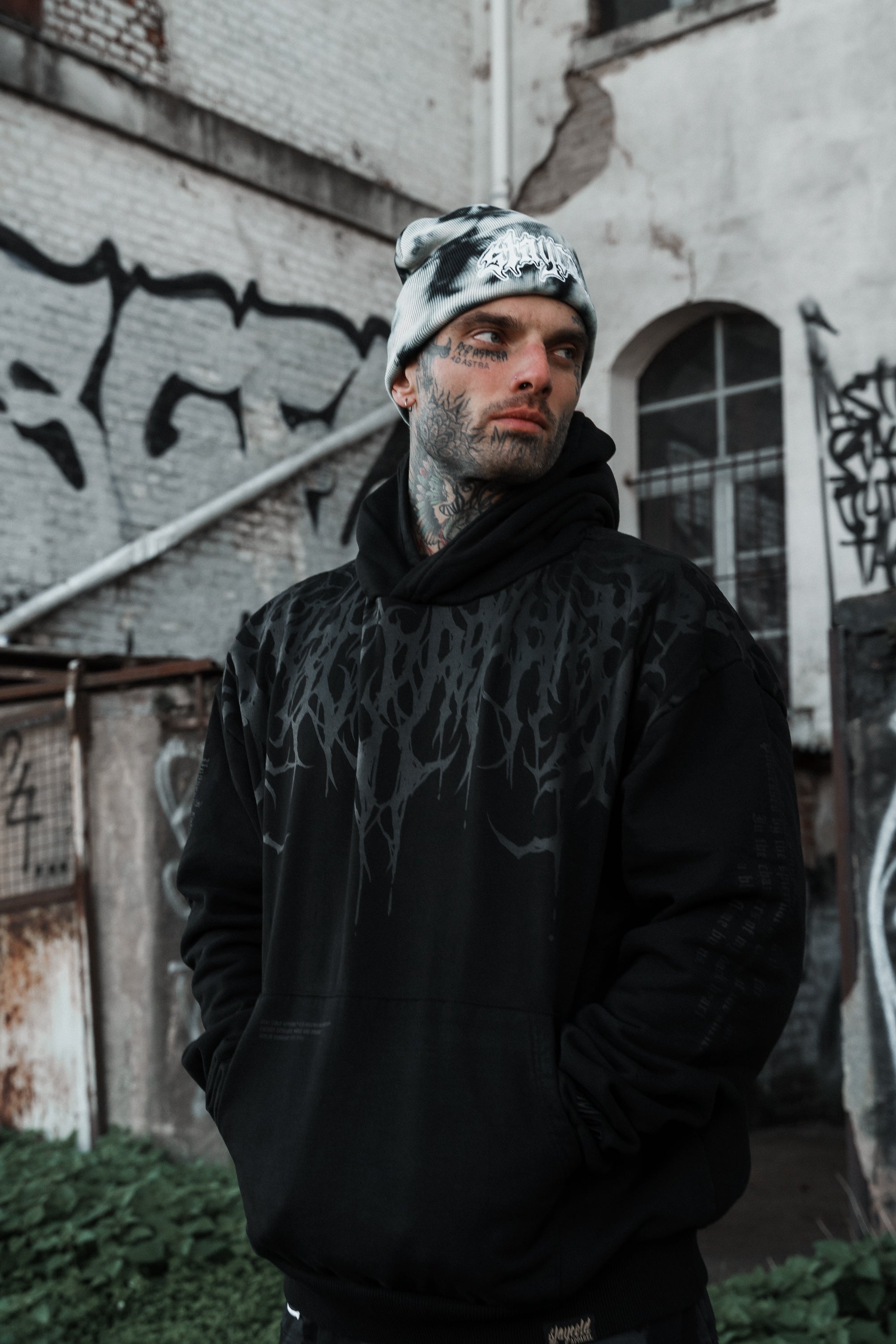 Reign Of Blood (dark) - Heavy Oversized Hoodie 400GSM