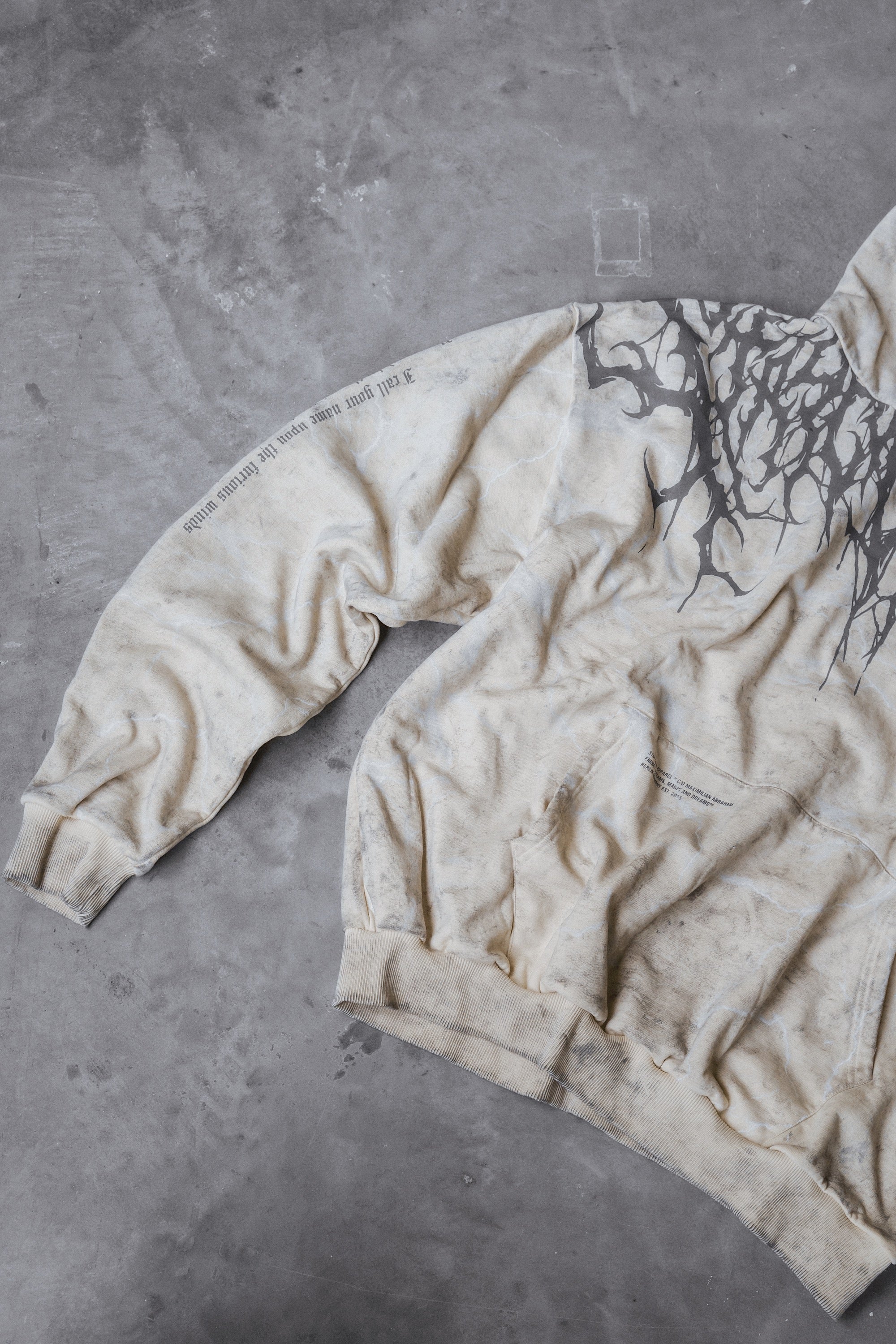 Reign Of Blood Grey Edition - Heavy Oversized Hoodie (400GSM)