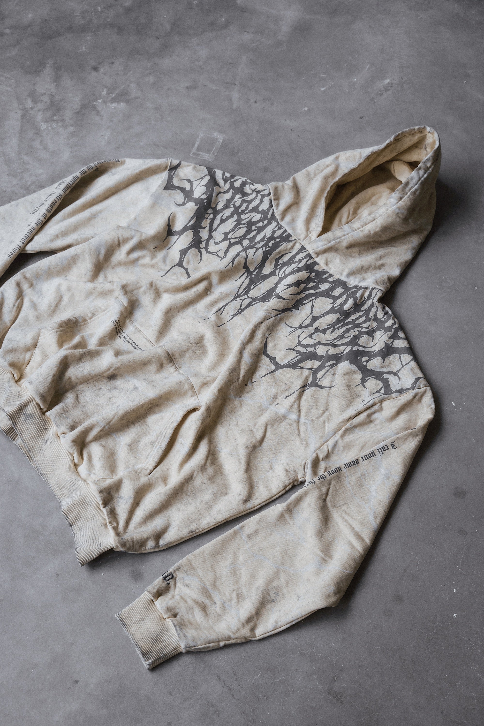 Reign Of Blood Grey Edition - Heavy Oversized Hoodie (400GSM)