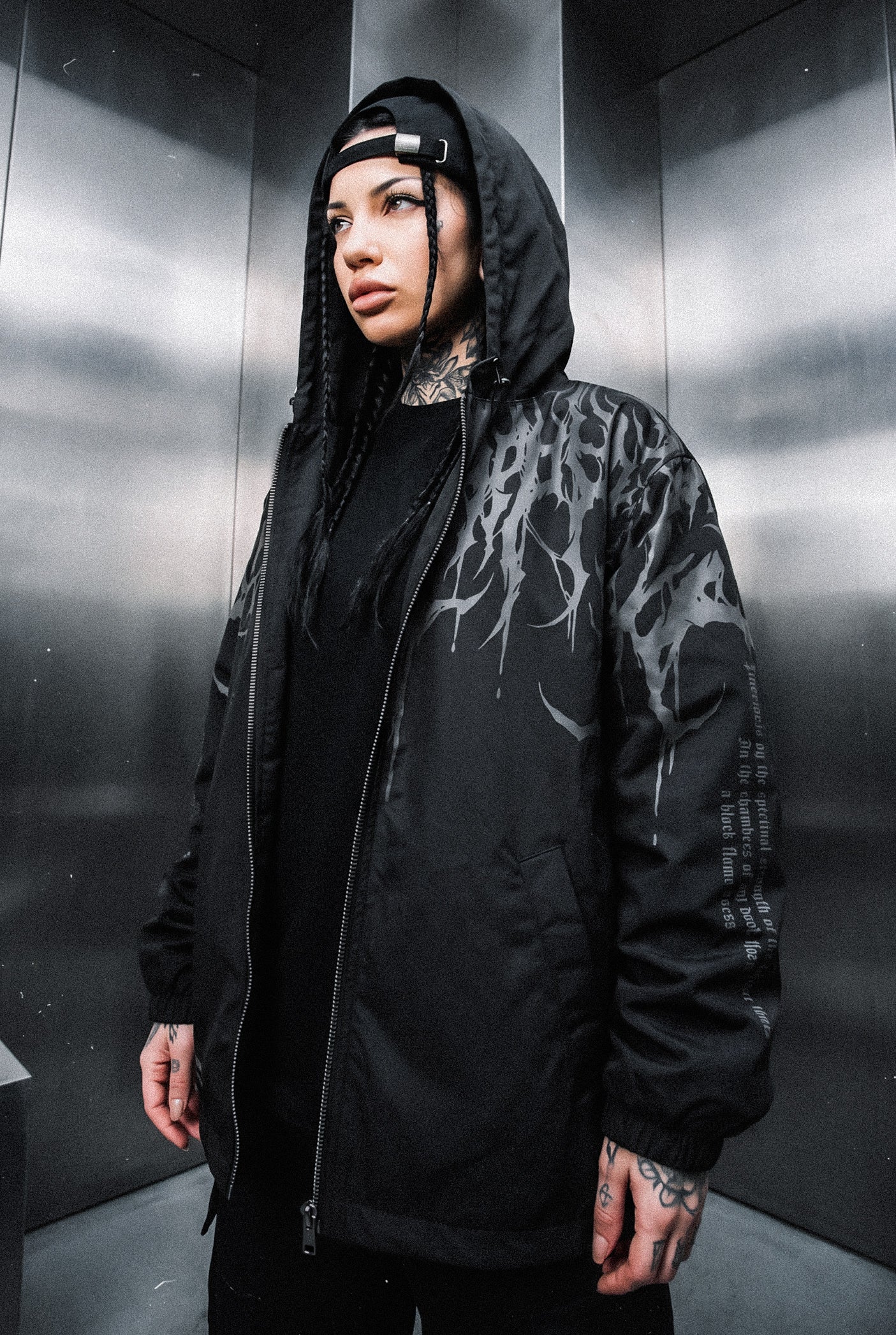 Reign Of Blood (Black Grey) - Raincoat