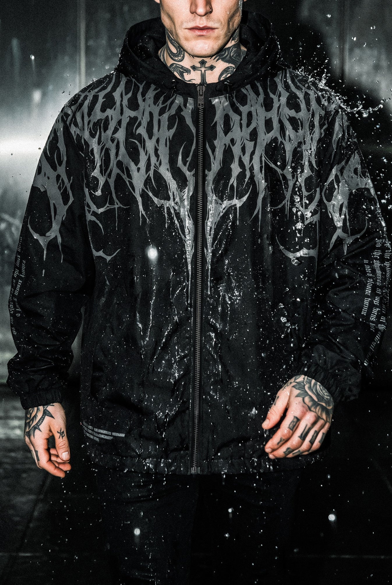 Reign Of Blood (Black Grey) - Raincoat