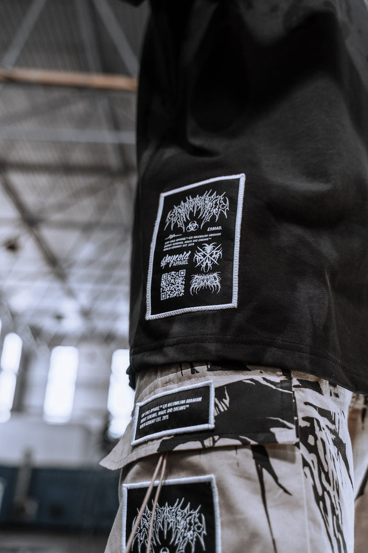 Reign Of Blood (darkgrey) - Heavy Oversized T-Shirt (dye) 250GSM Image 4