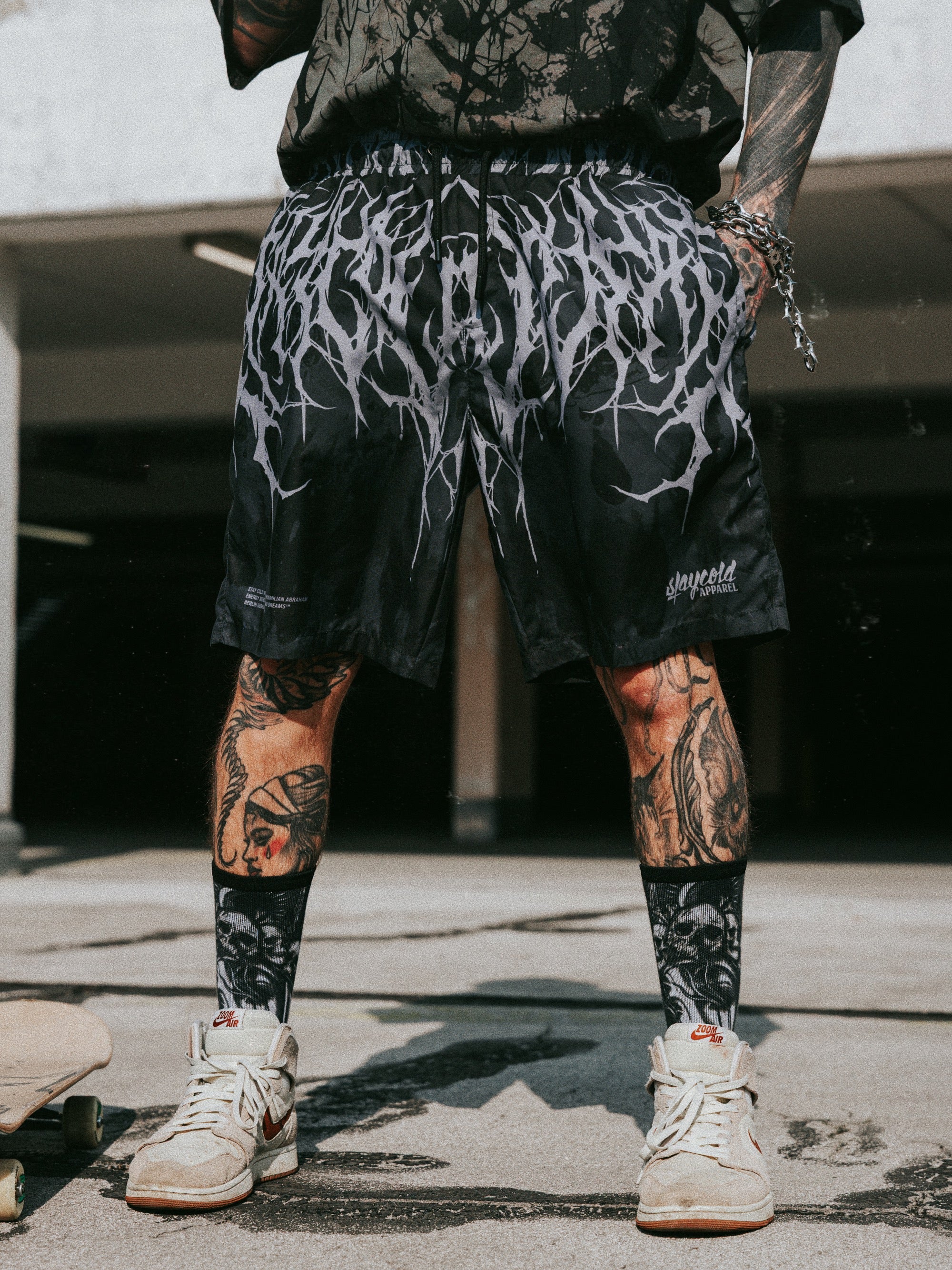 Reign Of Blood (grey dye) - Boardshorts