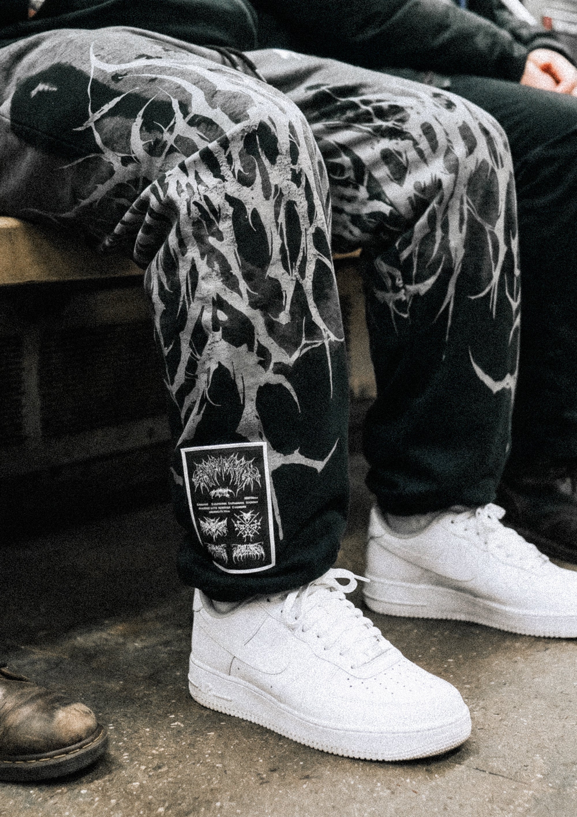 Reign Of Blood (grey dye) - Sweatpants (350GSM)