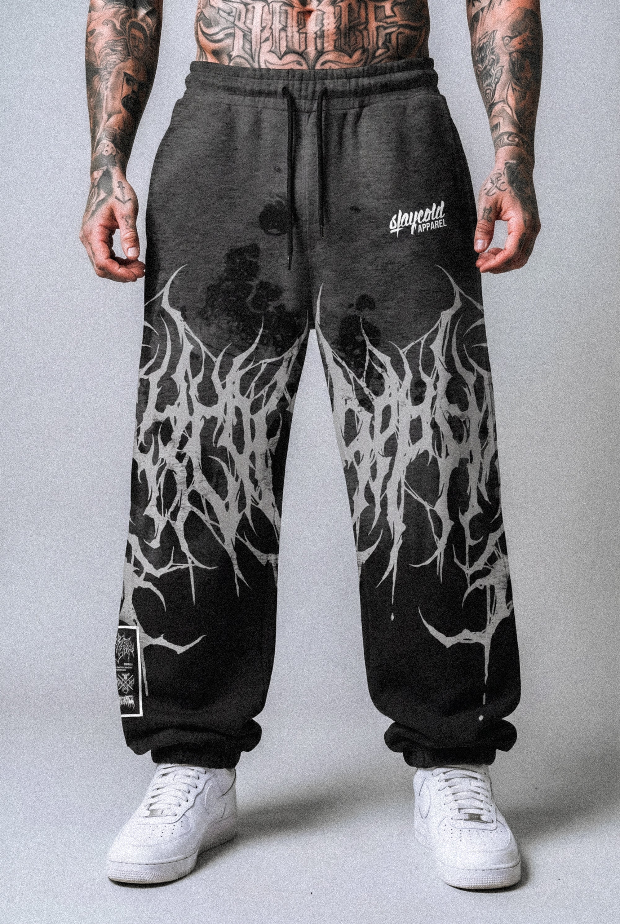 Reign Of Blood (grey dye) - Sweatpants (350GSM)