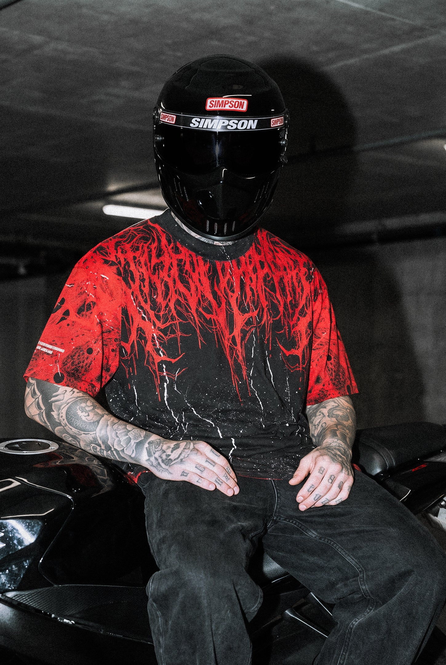 Reign Of Blood (Hellskin) - Heavy Oversized T-Shirt (250GSM)