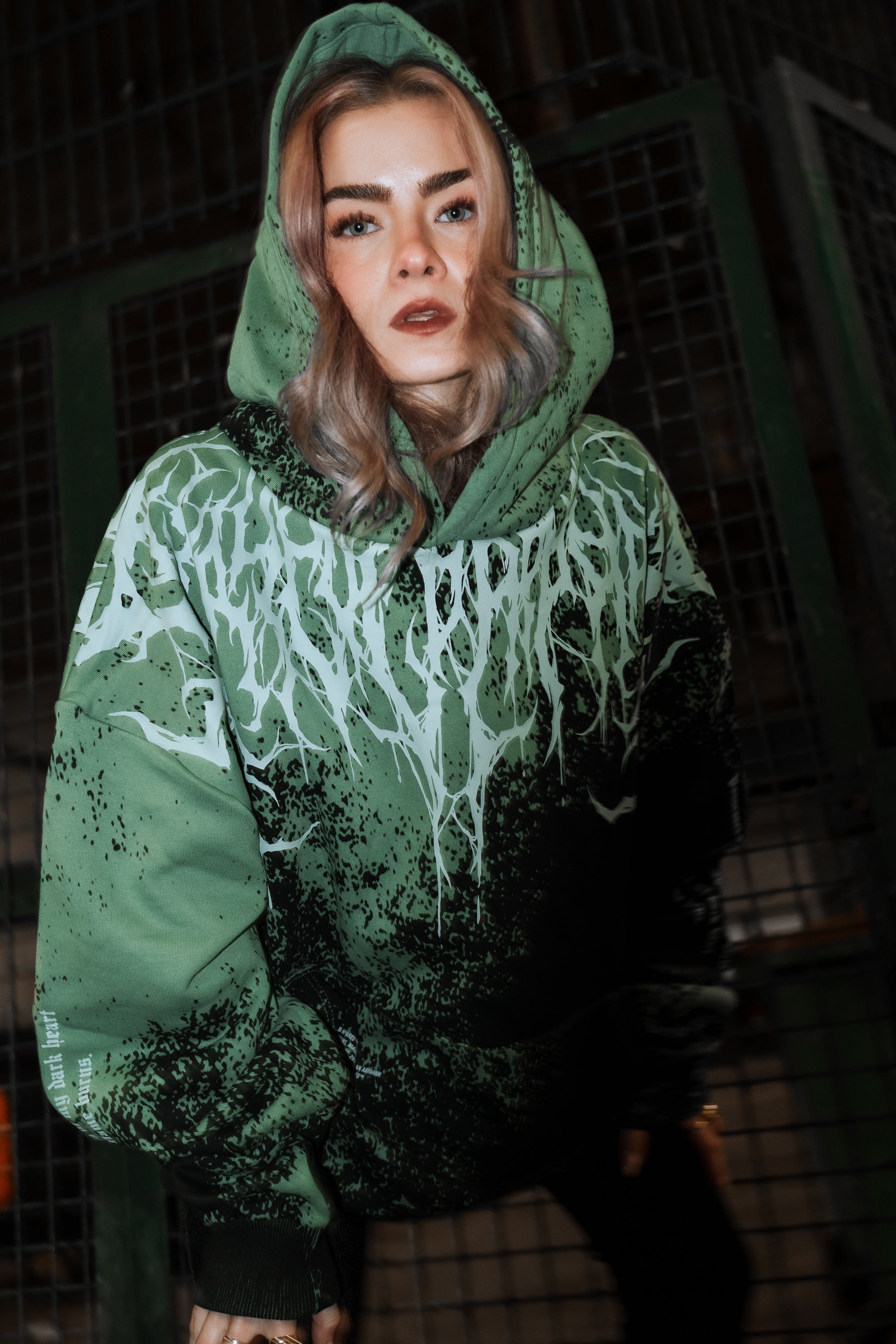 Reign Of Blood (mentol) - Oversized Hoodie (350GSM)