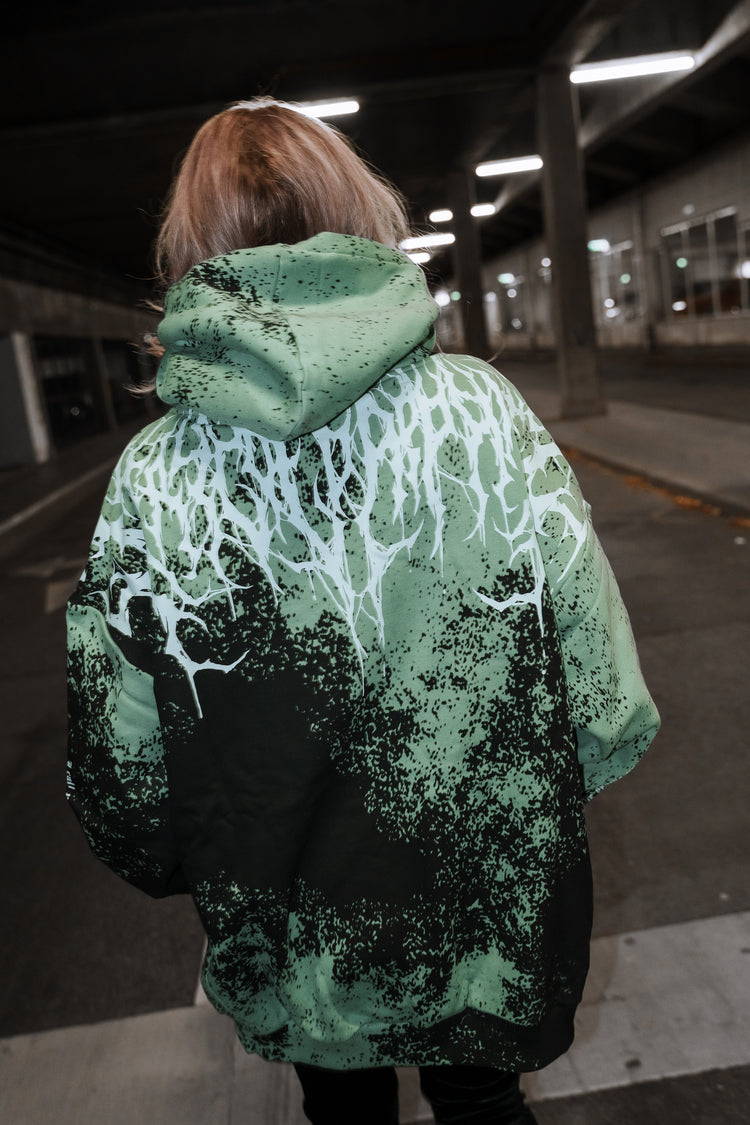 Reign Of Blood (mentol) - Oversized Hoodie (350GSM) Image 3