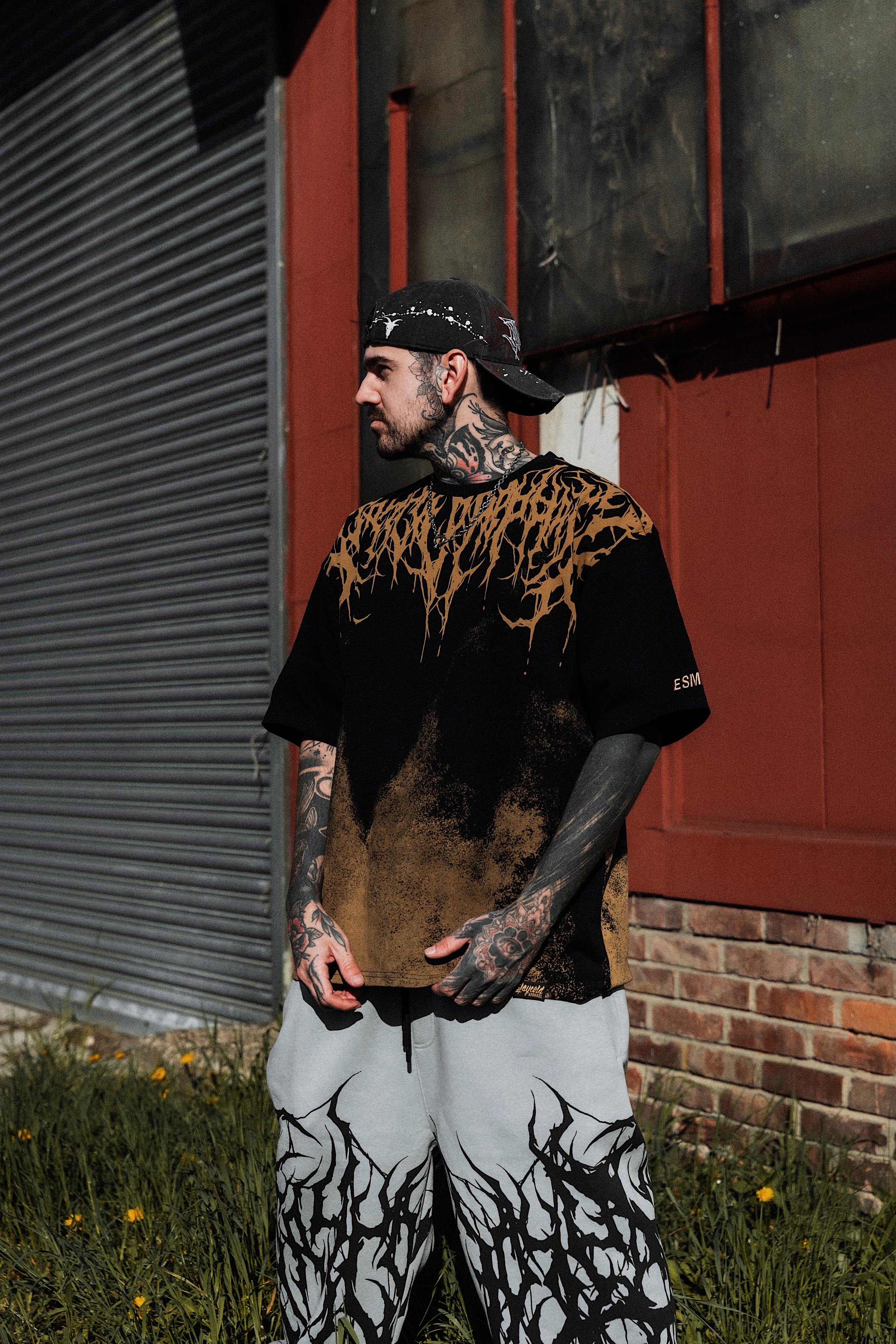 Reign Of Blood (Ocker) - Oversized T-Shirt (250GSM)