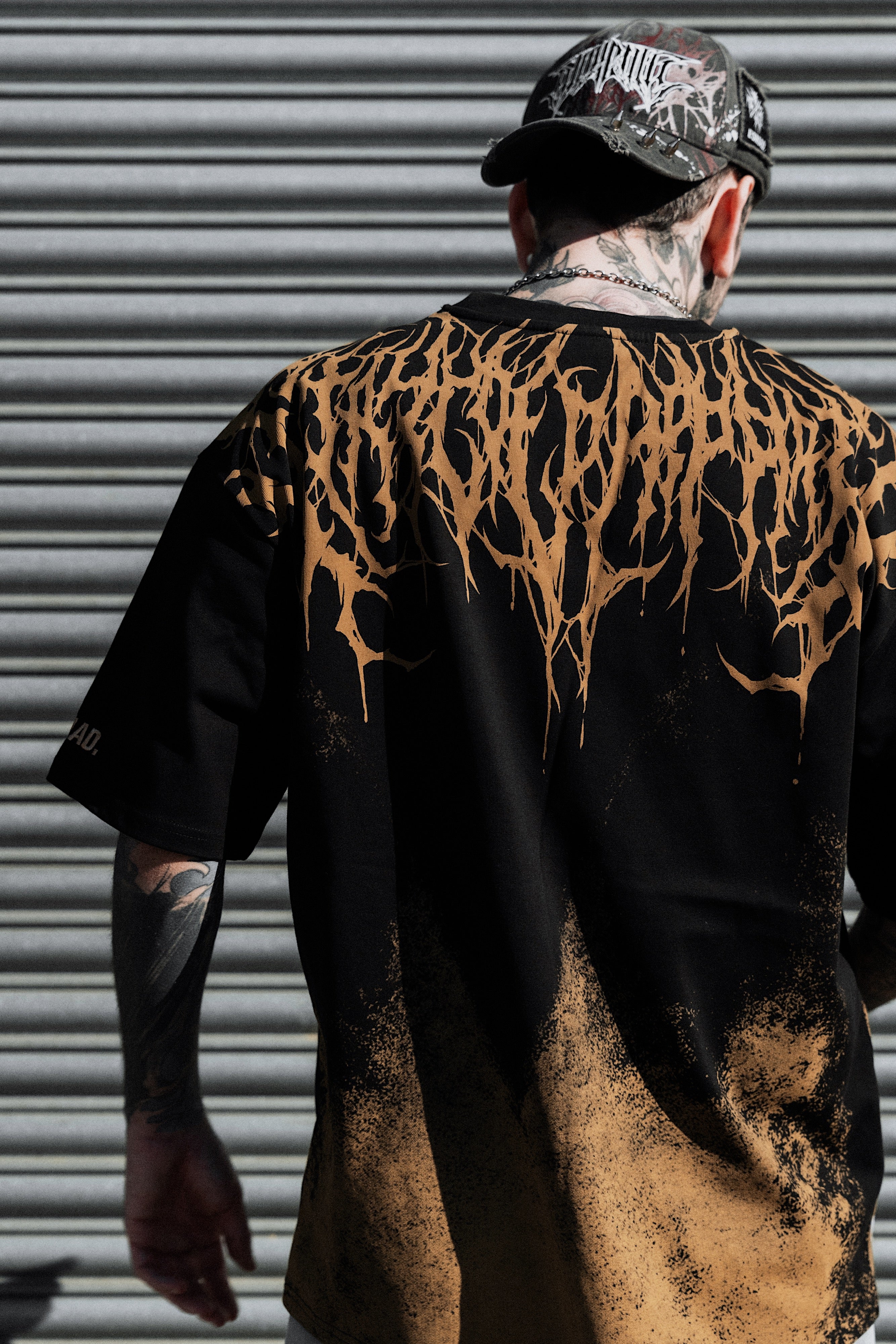 トップス AUSKOU 2nd season 'Cremony' Tee Reign Of Blood (Ocker) - Oversized T-Shirt (250GSM)