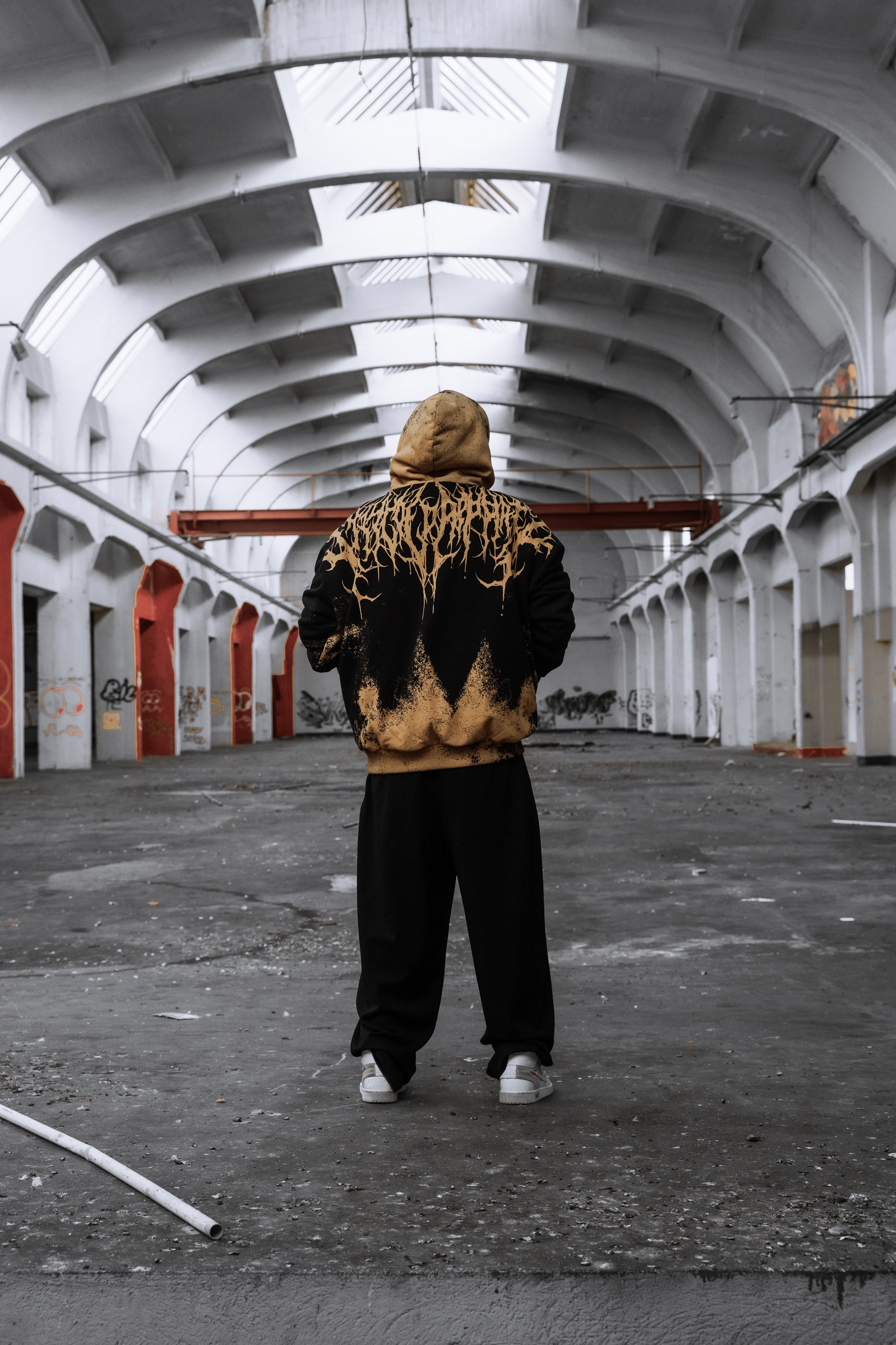 Reign Of Blood (ocker) - Oversized Hoodie (350GSM)