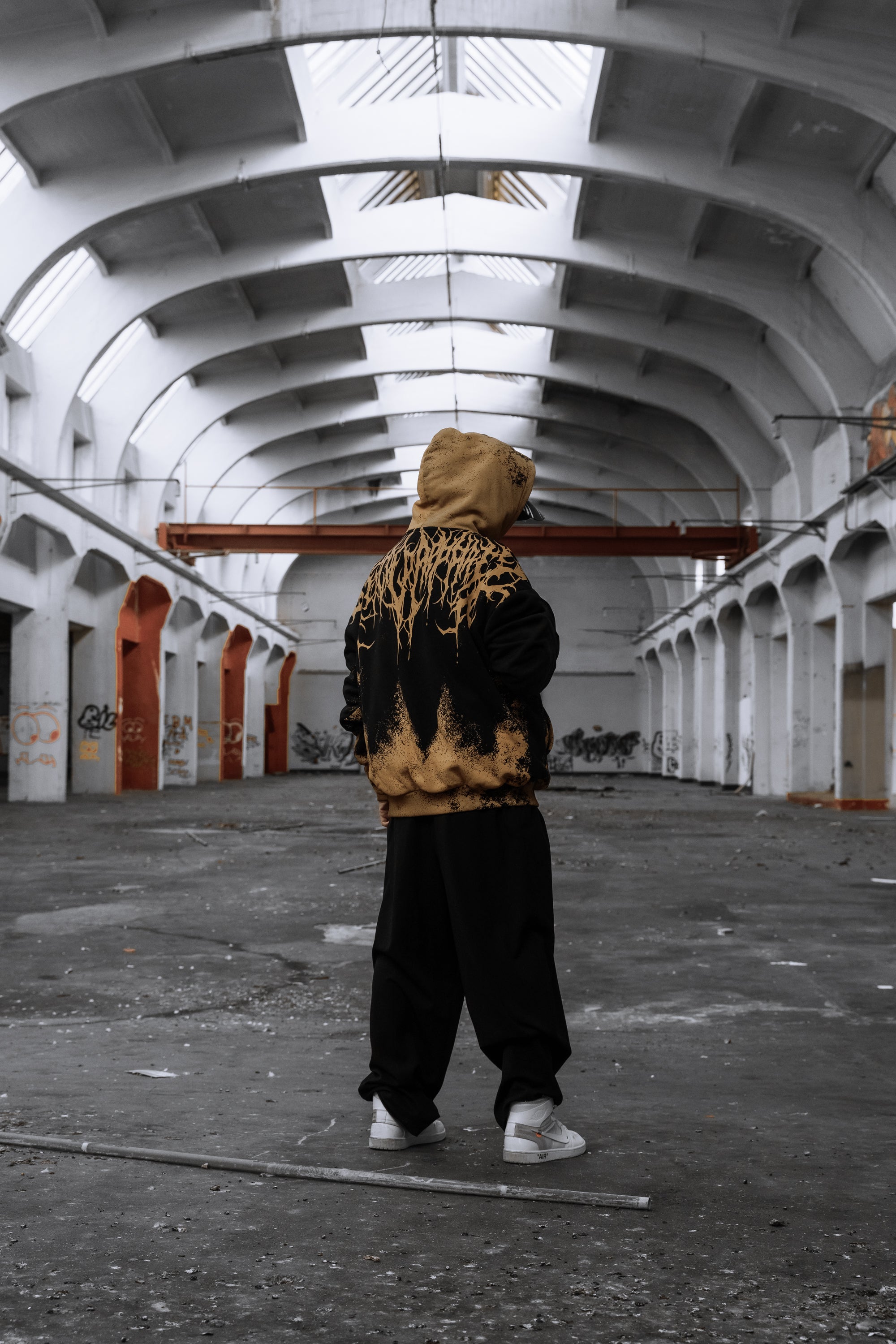 Reign Of Blood (ocker) - Oversized Hoodie (350GSM)
