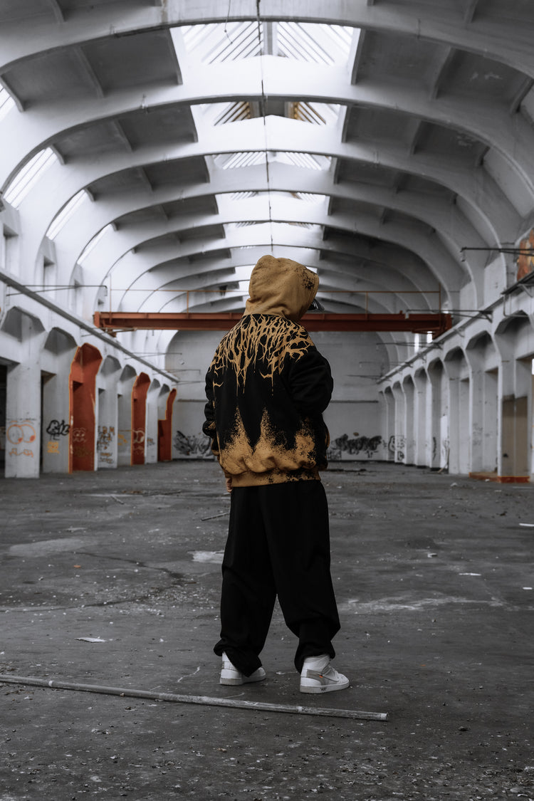 Reign Of Blood (ocker) - Oversized Hoodie (350GSM) Image 6