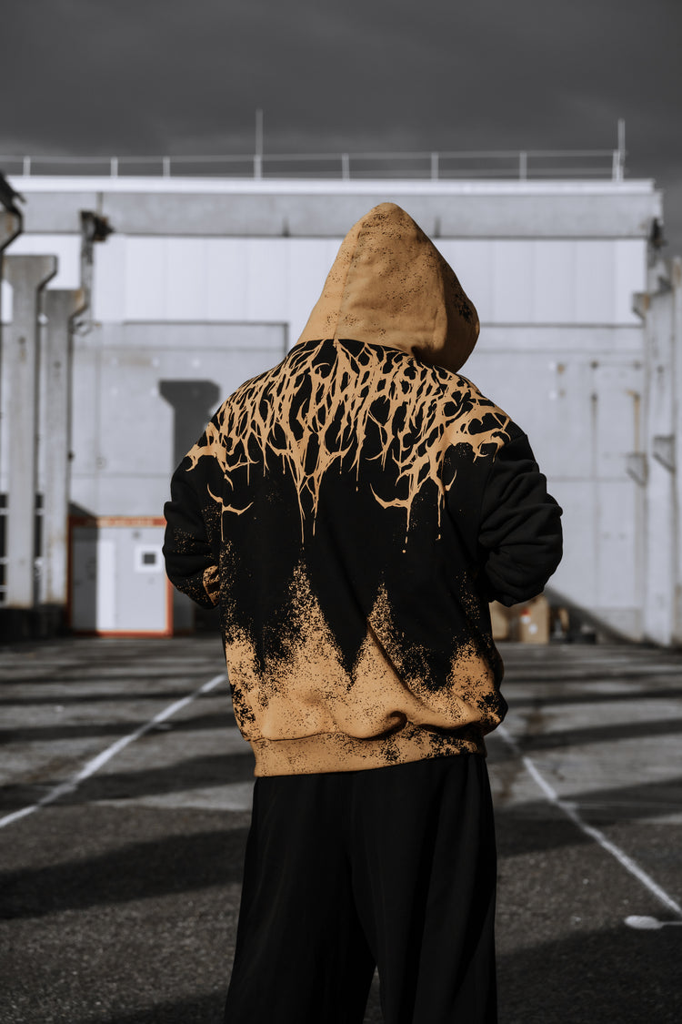 Reign Of Blood (ocker) - Oversized Hoodie (350GSM) Image 3