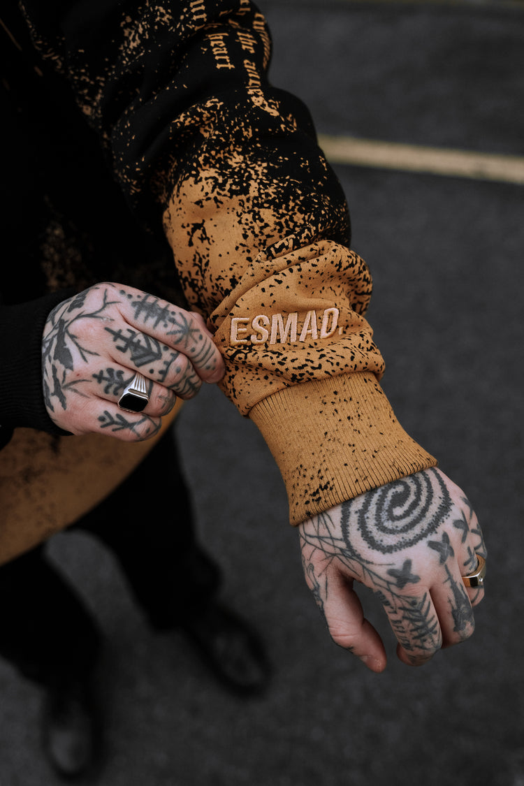 Reign Of Blood (ocker) - Oversized Hoodie (350GSM) Image 4