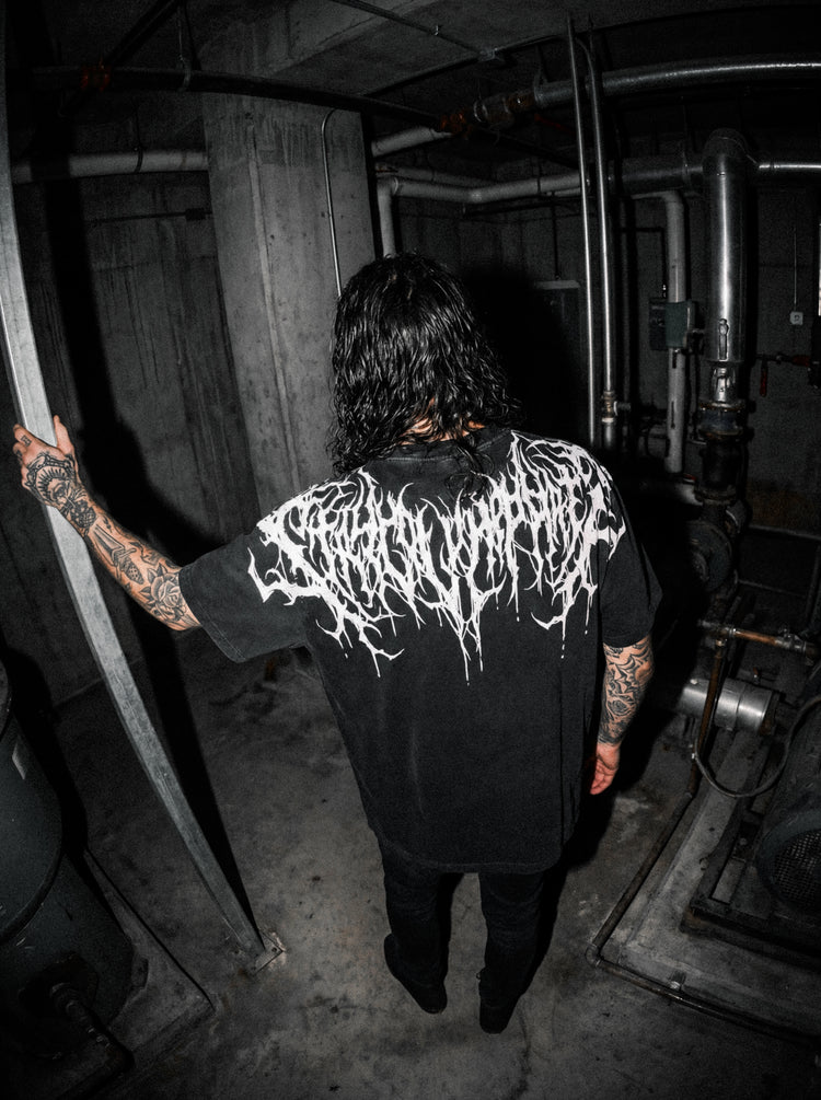 Reign Of Blood (white) - Heavy Oversized T-Shirt 250GSM Image 2