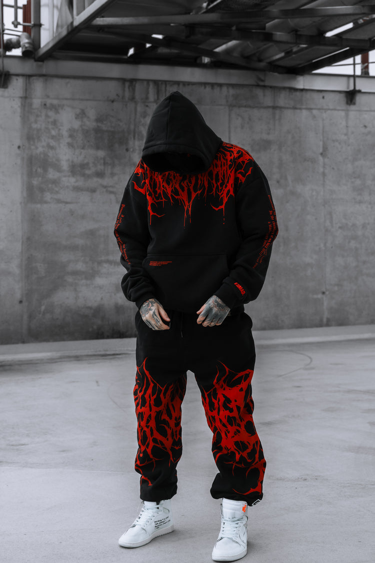 Reign Of Blood (red) - Sweatpants (350GSM) Image 9
