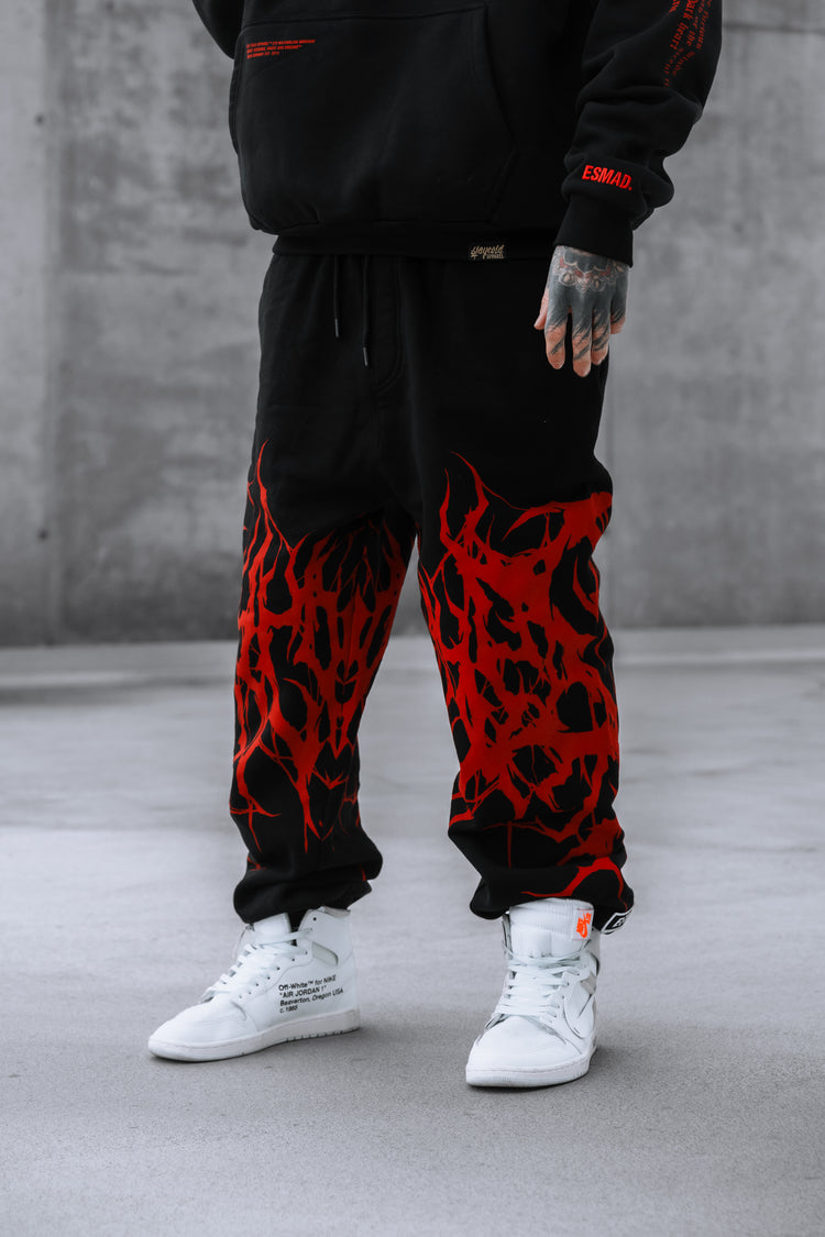 Reign Of Blood (red) - Sweatpants (350GSM) Image 7