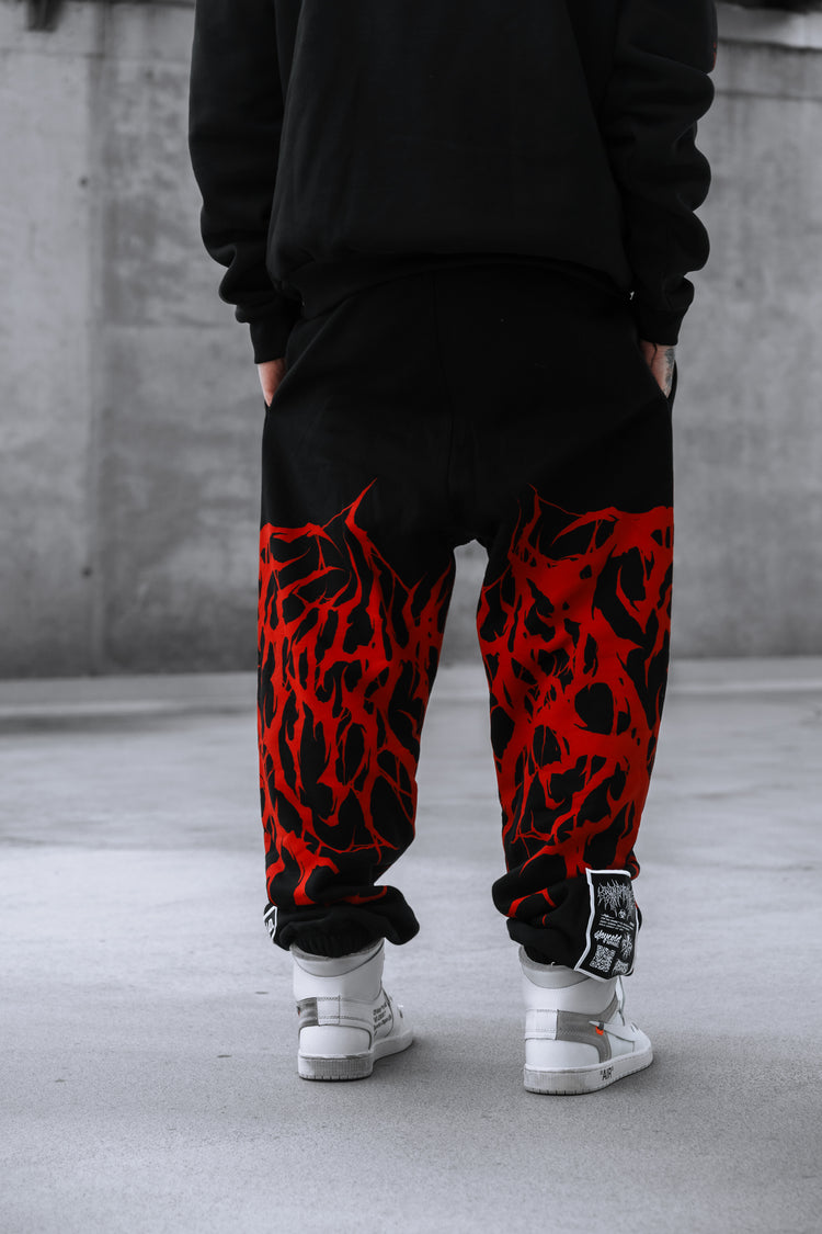 Reign Of Blood (red) - Sweatpants (350GSM) Image 3