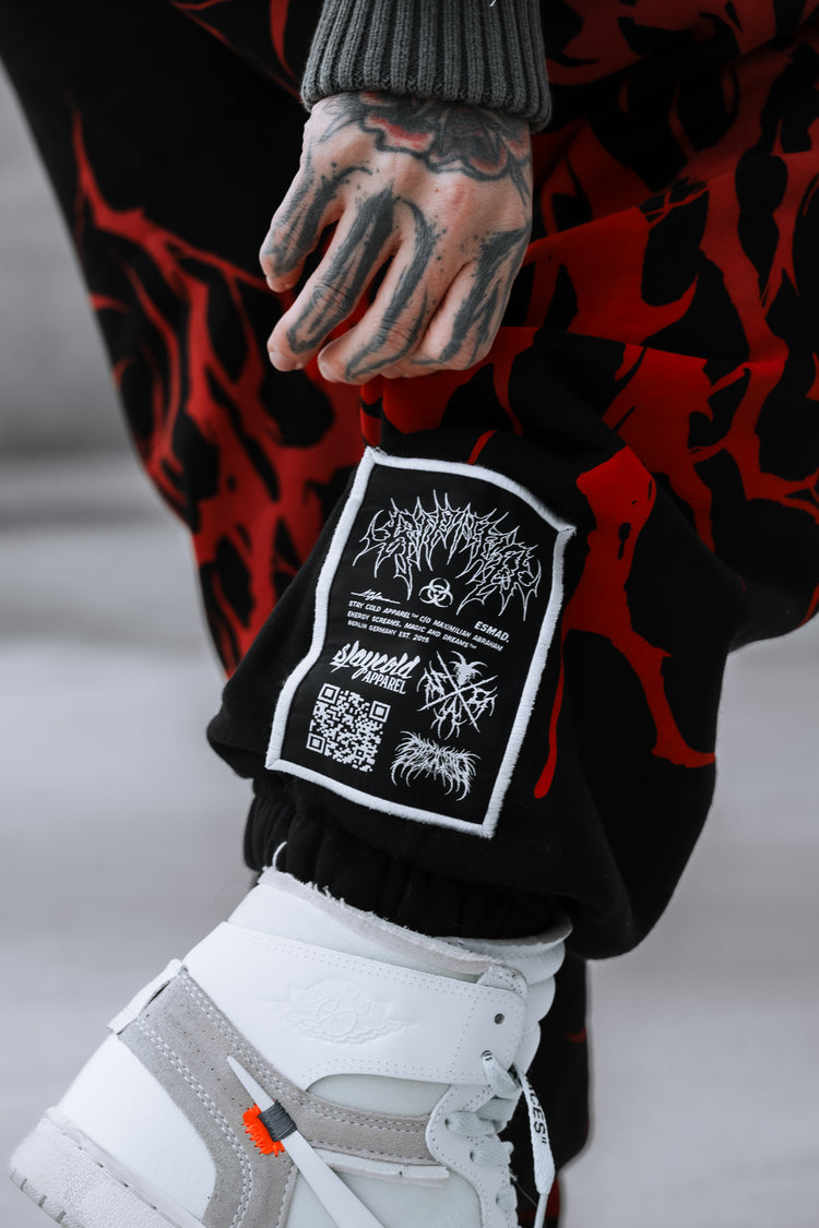 Reign Of Blood (red) - Sweatpants (350GSM) Image 4