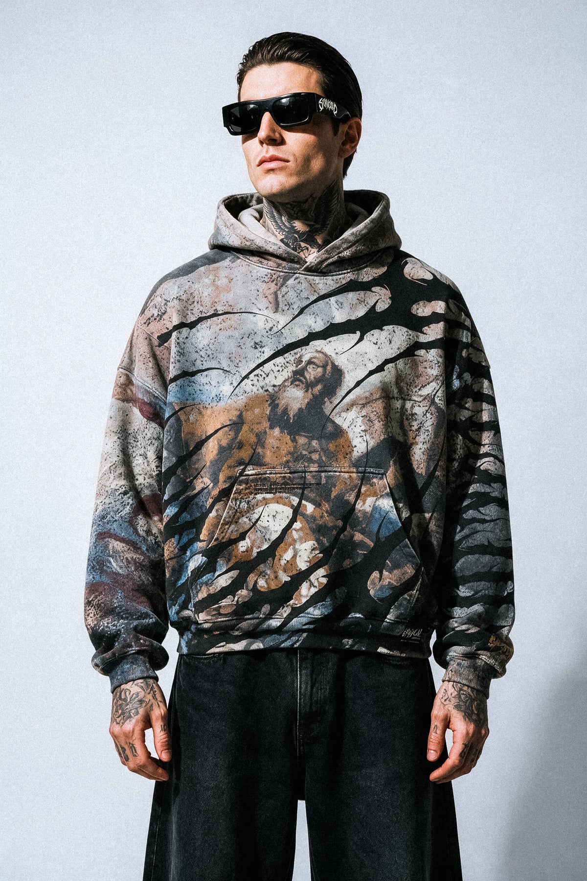 Revelation (Allover) - Heavy Oversized Hoodie (400GSM)