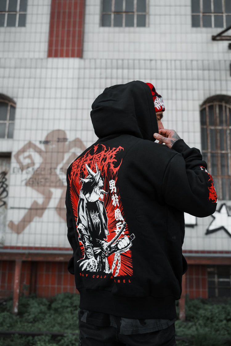 Samurai Demon - Oversized Hoodie Image 4