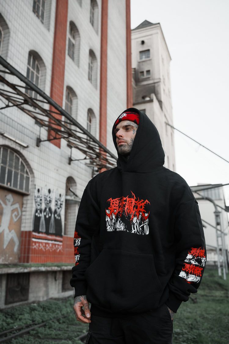 Samurai Demon - Oversized Hoodie Image 5