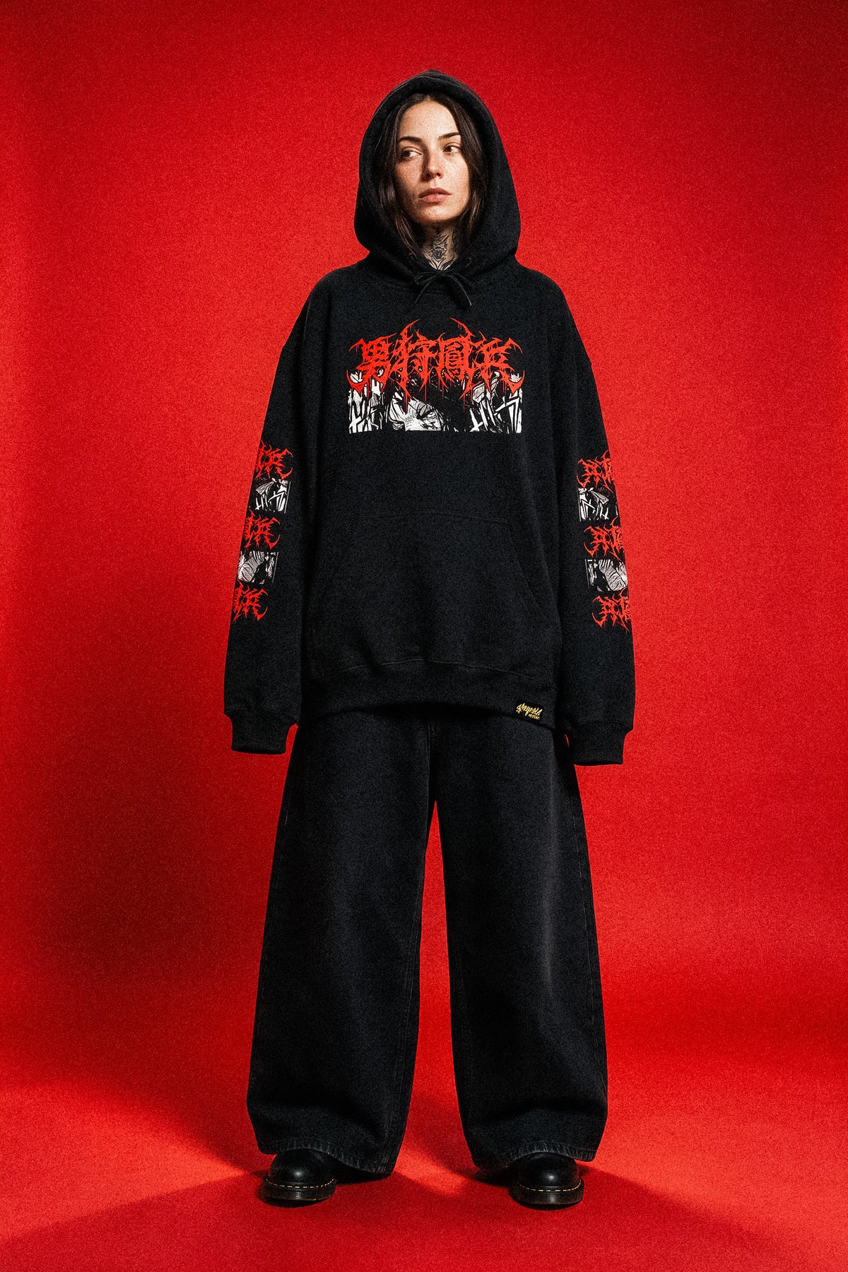Samurai Demon - Oversized Hoodie