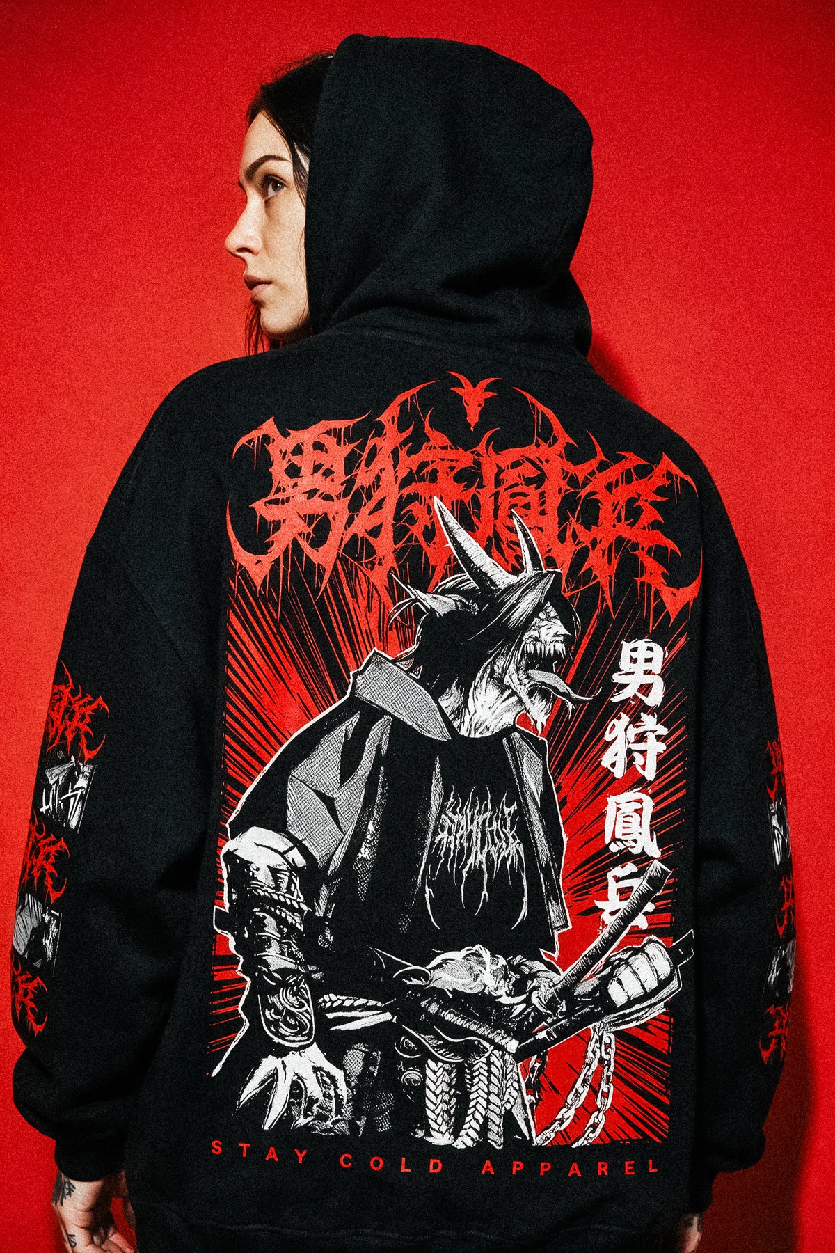 Samurai Demon - Oversized Hoodie