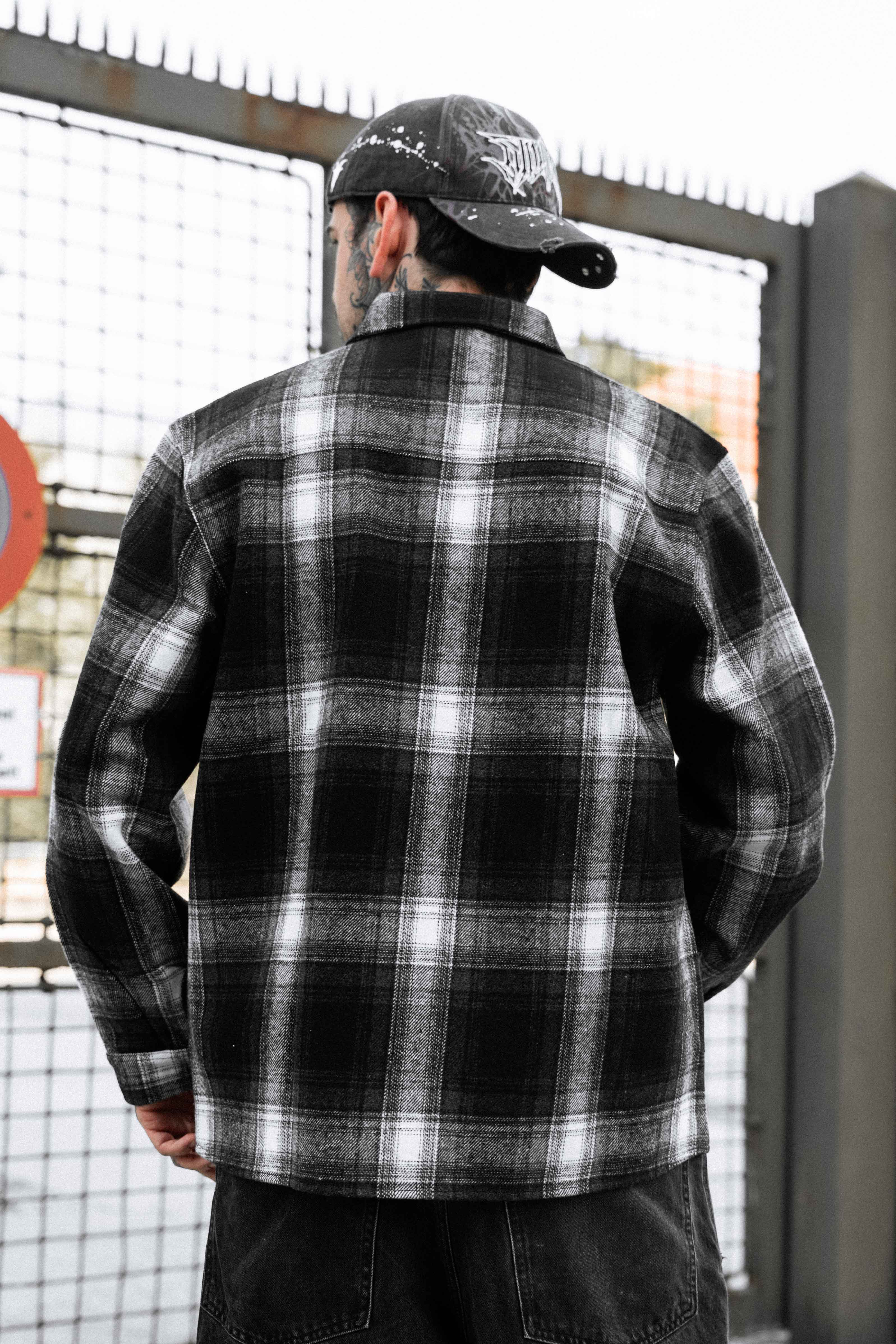 トップス Shadow Plaid Flannel Shirt 23ss Shadow Plaid - Flannel Shirt (320GSM)