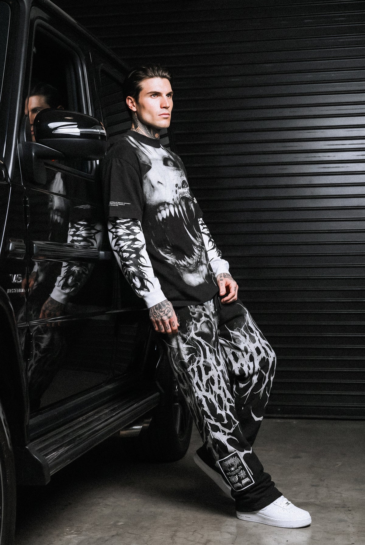 Soulshred (Black) - Double-Layer Longsleeve (250GSM)