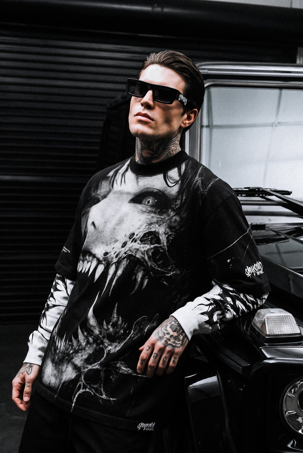 Soulshred (Black) - Double-Layer Longsleeve (250GSM)