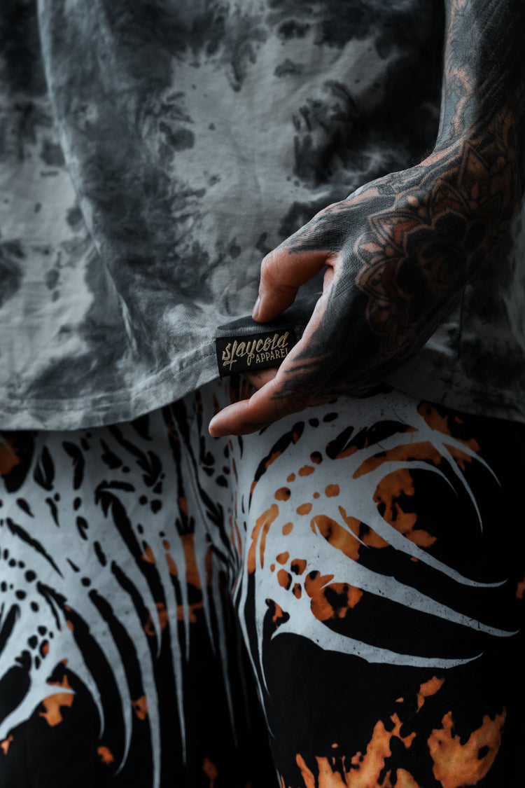 Burn Your Bridges - Oversized T-Shirt (Grey Bleached) Image 5