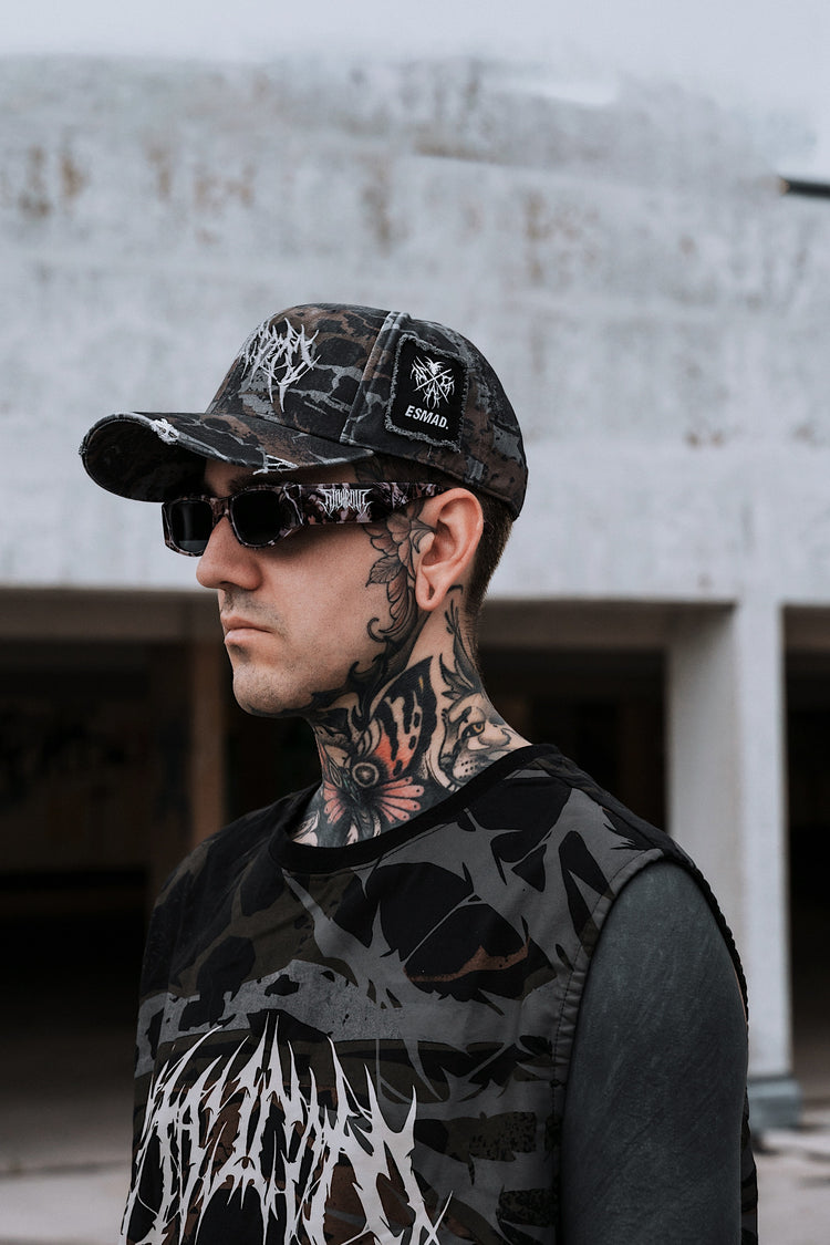 Tactical Skin (Camo) - Distressed Baseball Cap Image 7