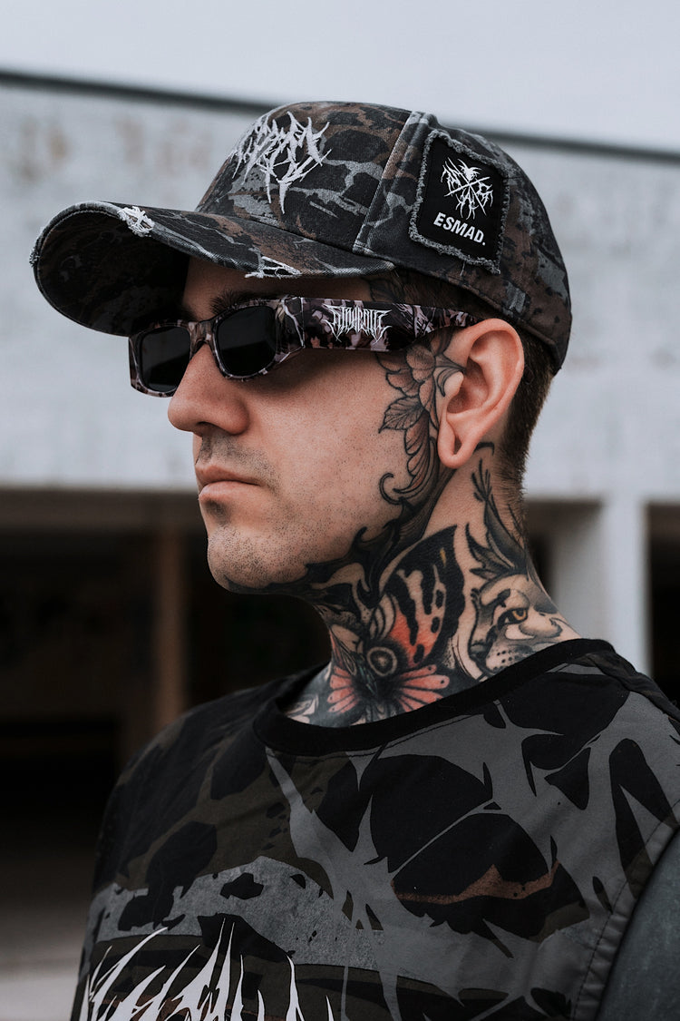 Tactical Skin (Camo) - Distressed Baseball Cap Image 3