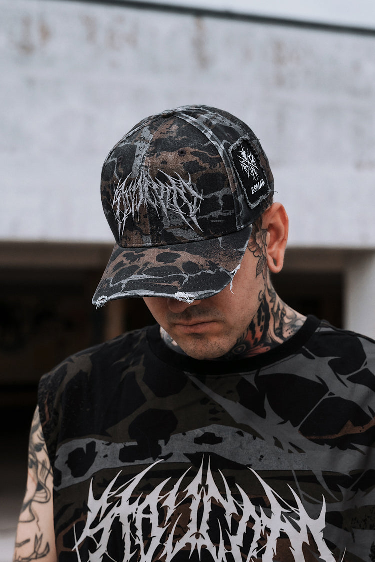 Tactical Skin (Camo) - Distressed Baseball Cap Image 1