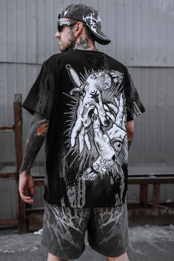 Think Twice - Oversized T-Shirt (dye) 200GSM