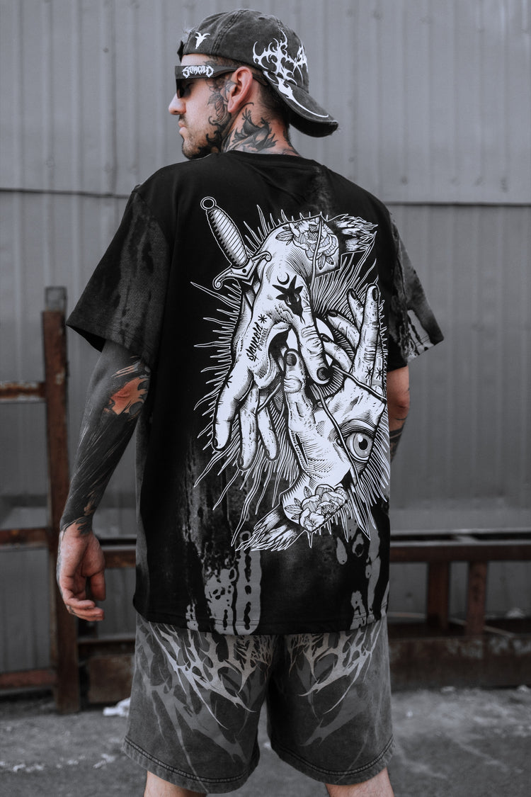 Think Twice - Oversized T-Shirt (dye) 200GSM Image 1