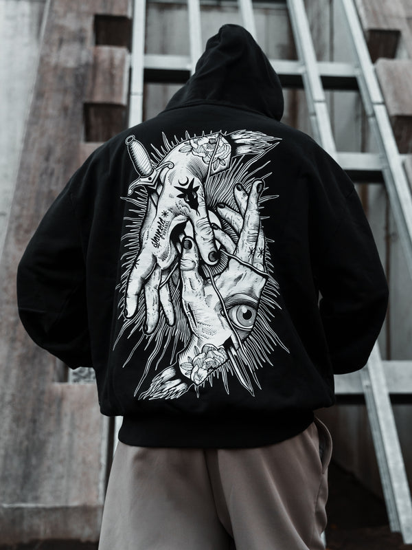 Think Twice - Oversized Hoodie Lifestyle Image