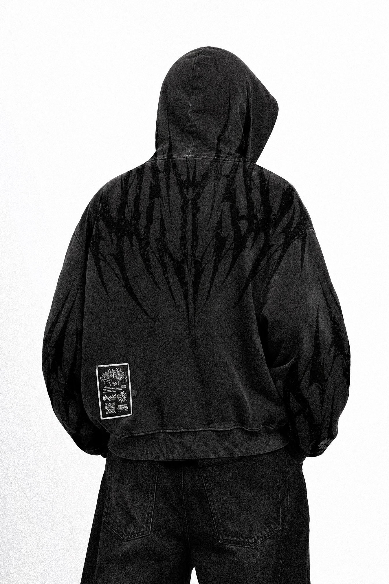 Thornbreaker (Dark Grey) - Heavy Oversized Hoodie (400GSM)