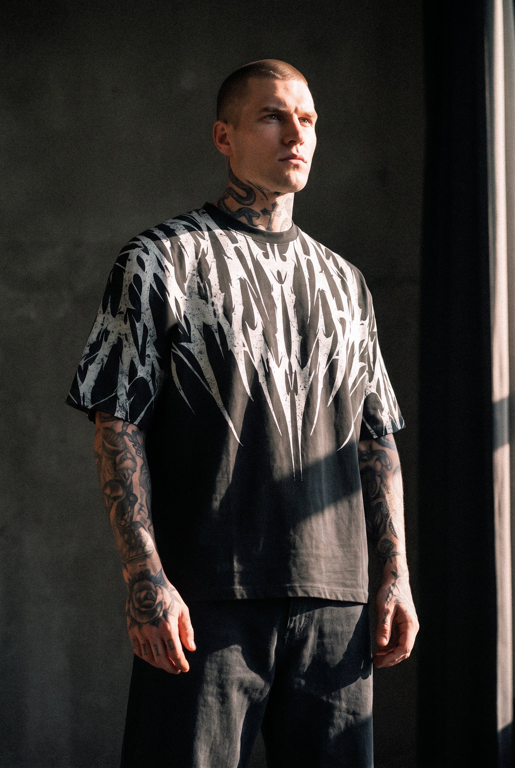 Thornbreaker (White) - Oversized T-Shirt (200GSM)