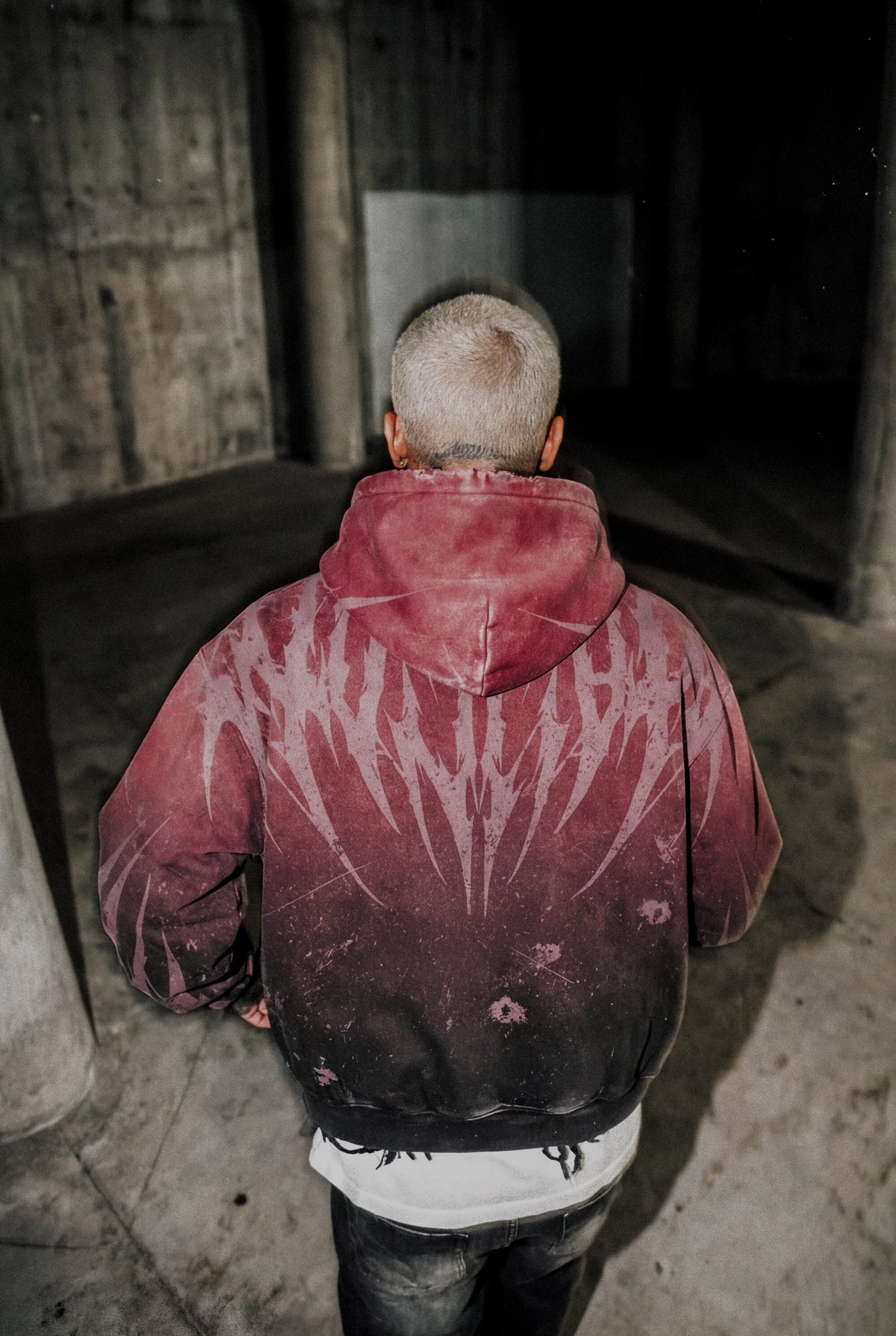Thornbreaker (rusty red) - Heavy Oversized Hoodie (400GSM)