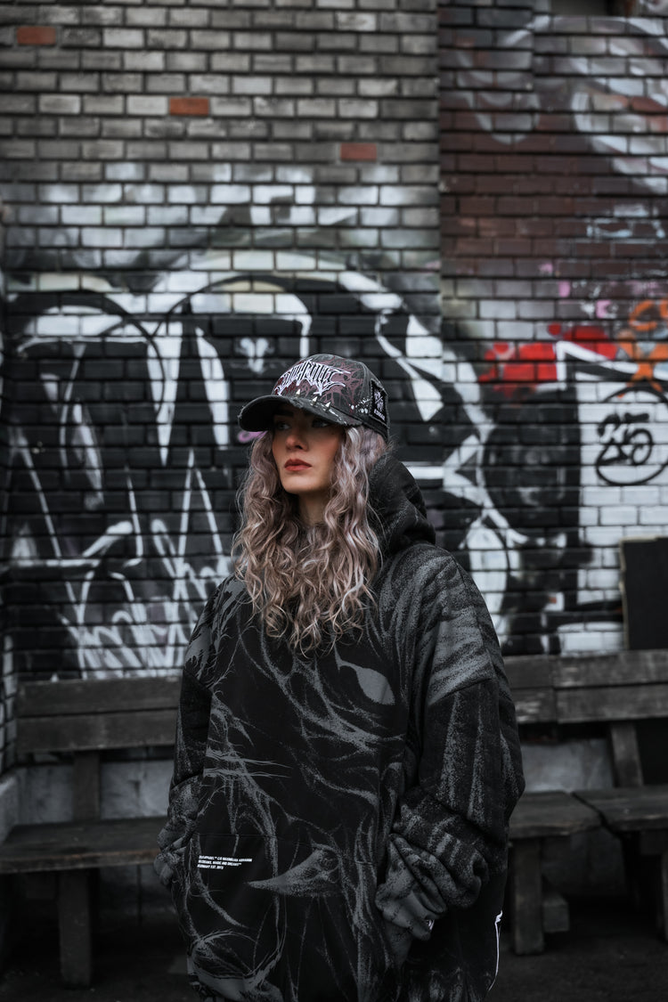 Thronebreaker (black) - Distressed Baseball Cap Image 5