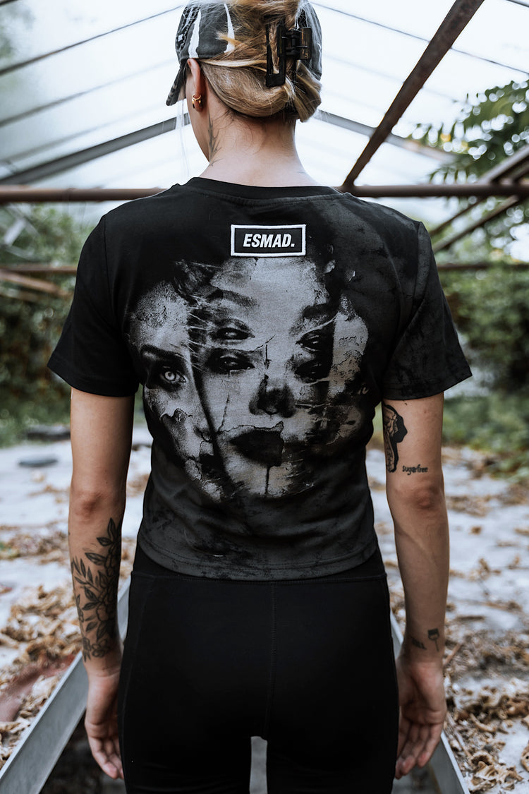 Trinity (Custom) - Crop T-Shirt (200GSM) Image 3