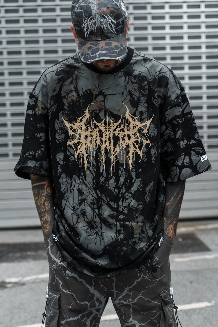 Ultravoid (black) - Oversized T-Shirt (200GSM) Image 6