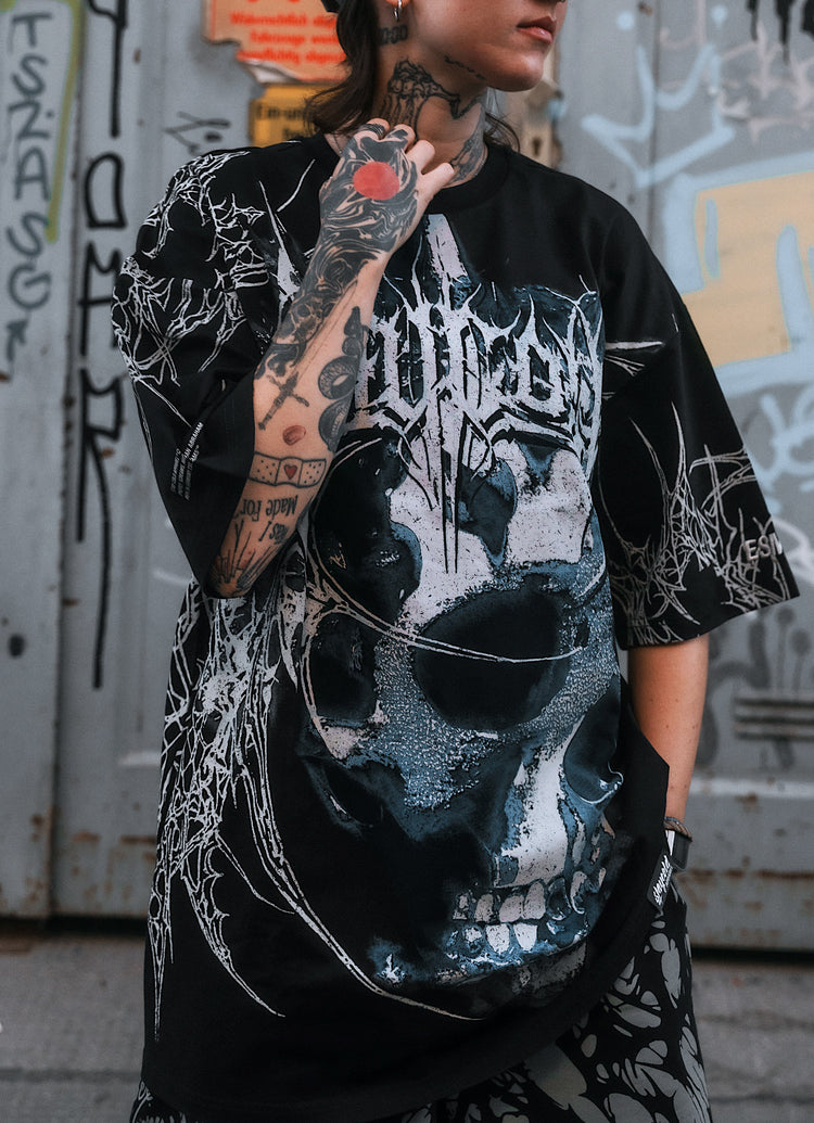 Voidwalker (black) - Oversized T-Shirt (200GSM) Image 4